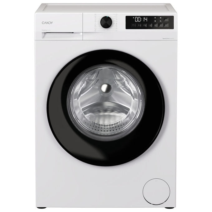 Candy, Lavatrice Slim 8 Kg, Classe A, 1400 Giri, Inverter, Bianco, GD 48SB6-S