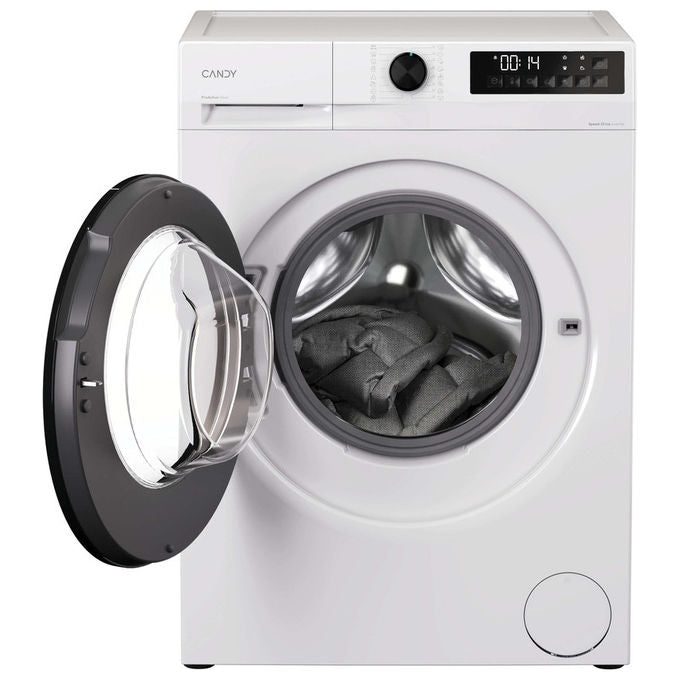 Candy, Lavatrice Slim 8 Kg, Classe A, 1400 Giri, Inverter, Bianco, GD 48SB6-S