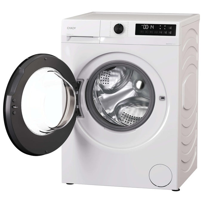 Candy, Lavatrice Slim 8 Kg, Classe A, 1400 Giri, Inverter, Bianco, GD 48SB6-S