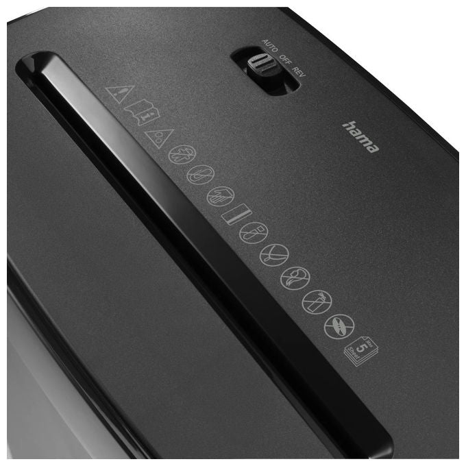 Hama Safe X50, Distruggidocumenti, Taglio Incrociato, 22 cm, Nero