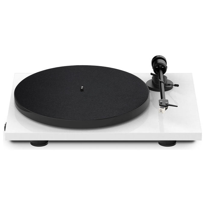 Pro-Ject, Giradischi E1 BT, Bluetooth, Semiautomatico, Nero e Bianco