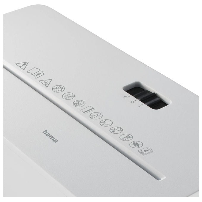 Hama Safe X40-W, Distruggidocumenti, Taglio a Croce, 22 cm, Bianco