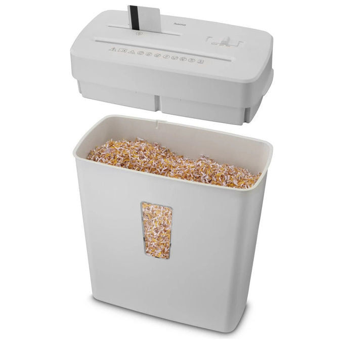 Hama Prime M50CD-W, Distruggidocumenti a Frammenti, 22 cm, 68 dB, Bianco