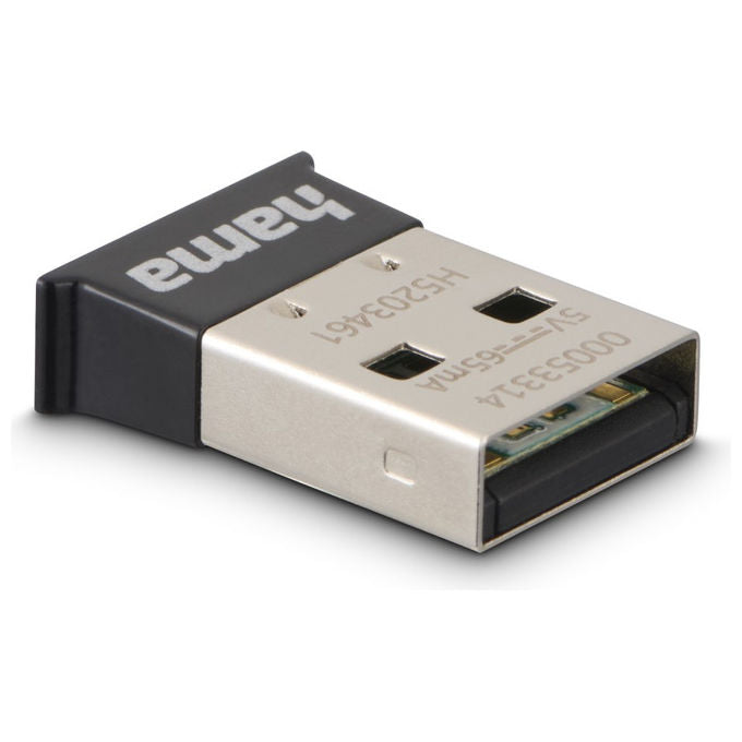 Hama, Adattatore Bluetooth 5.4, USB, 3 Mbit-s, Nero