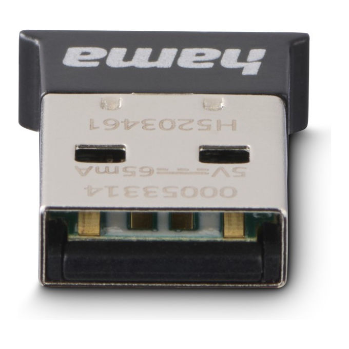 Hama, Adattatore Bluetooth 5.4, USB, 3 Mbit-s, Nero
