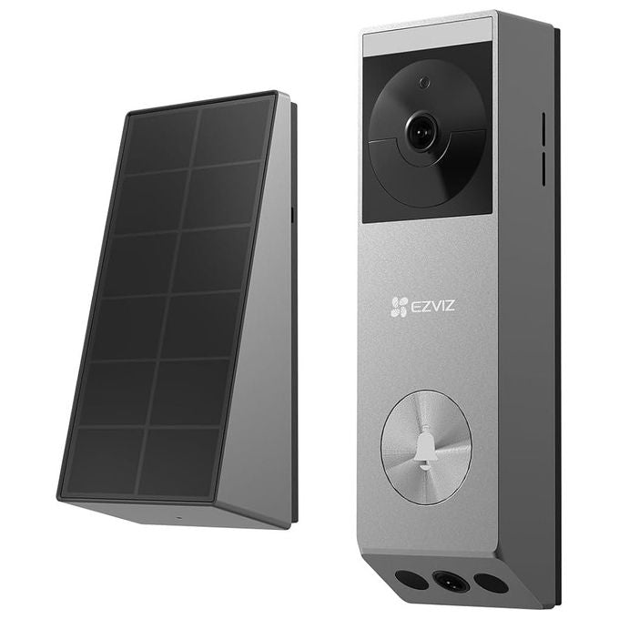Ezviz, Campanello Intelligente con Due Telecamere EP3x Pro, Kit Campanello CH1, Batteria