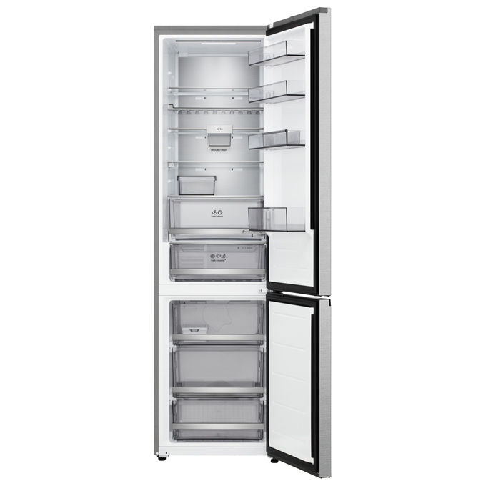 LG GBBS726AMB Fit and Max Frigorifero Combinato 375 L 203 cm Classe A 29 dB Total No Frost AI Inverter Wi-Fi colore Acciaio Inox