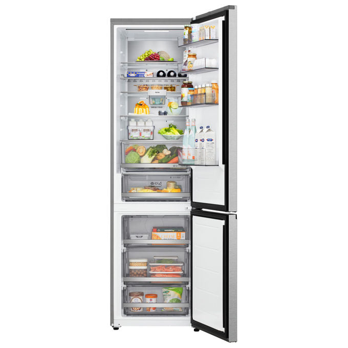LG GBBS726AMB Fit and Max Frigorifero Combinato 375 L 203 cm Classe A 29 dB Total No Frost AI Inverter Wi-Fi colore Acciaio Inox