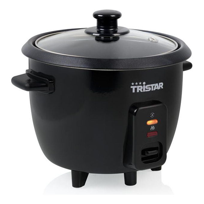 Tristar, Cuociriso elettrico, 0.6 L, 300 W, Nero, Con funzione mantenimento caldo