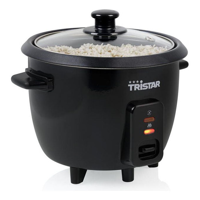Tristar, Cuociriso elettrico, 0.6 L, 300 W, Nero, Con funzione mantenimento caldo