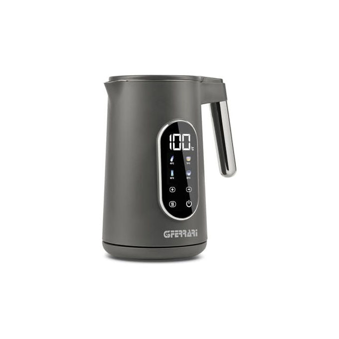 G3 Ferrari, Bollitore Elettrico, Tisaniere Tech, 1.7 Litri, 4 Programmi, Display Touch, Grigio