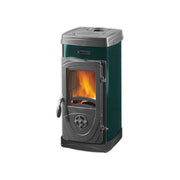 LA NORDICA, Stufa a Legna, 5.0 kW, Ghisa, Verde