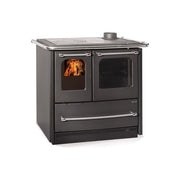 NORDICA Sovrana Easy.16, Cucina a Legna, Caramello, Forno 41 Litri, Acciaio Porcellanato