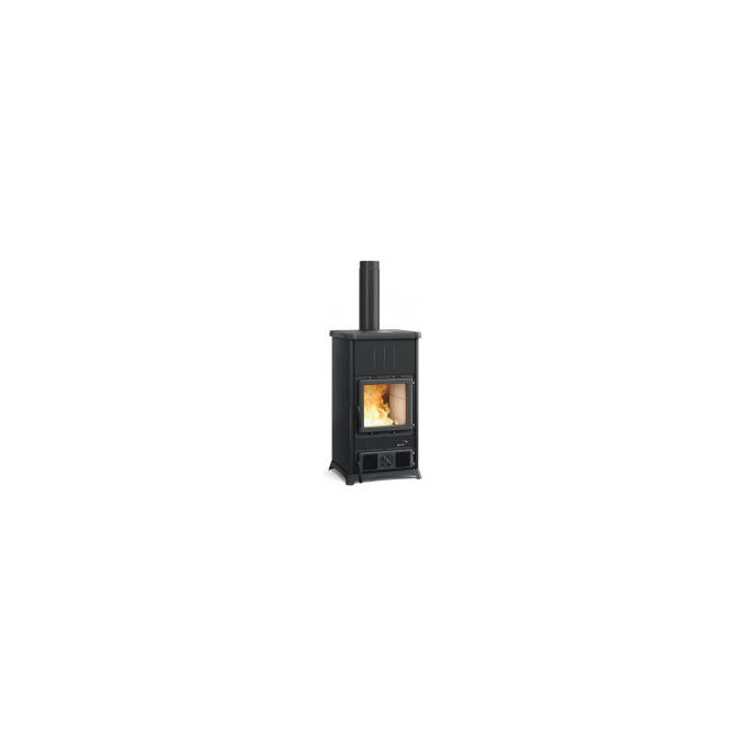 Nordica, Stufa a Legna Concita .16 Steel, Acciaio Smaltato, 11.8 kW, Nera