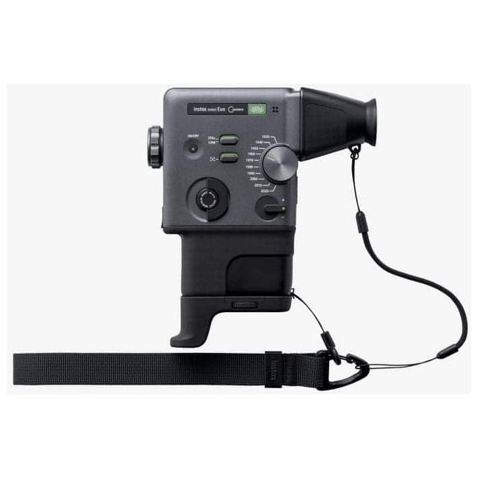 Fujifilm Instax Mini Evo Cinema, Fotocamera Istantanea Ibrida, 2560 x 1920 Pixel, CMOS, Nero