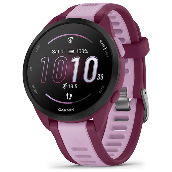 Garmin, Forerunner 165 Music, Smartwatch GPS, Touchscreen AMOLED, Viola