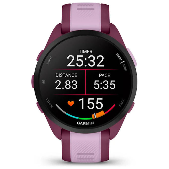 Garmin, Forerunner 165 Music, Smartwatch GPS, Touchscreen AMOLED, Viola