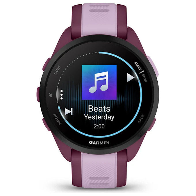 Garmin, Forerunner 165 Music, Smartwatch GPS, Touchscreen AMOLED, Viola