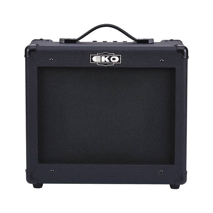 Eko, Amplificatore Combo per Chitarra Elettrica, G-BS25 Stealth Black, 25W, Reverb