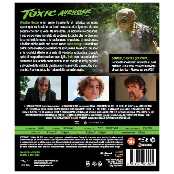 Eagle Pictures, The Toxic Avenger, Blu-Ray