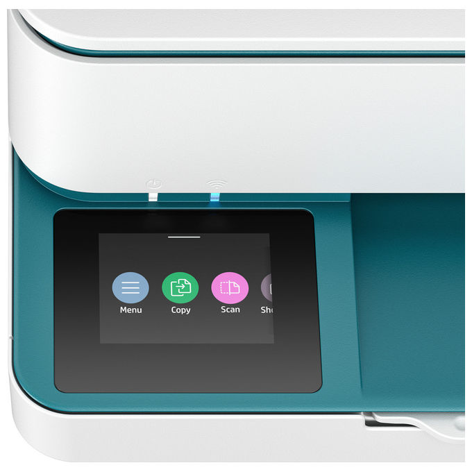 HP ENVY 6122E Stampante Multifunzione Inkjet a Colori Wi-Fi Stampa Fronte Retro Automatica Touchscreen Instant Ink colore Bianco