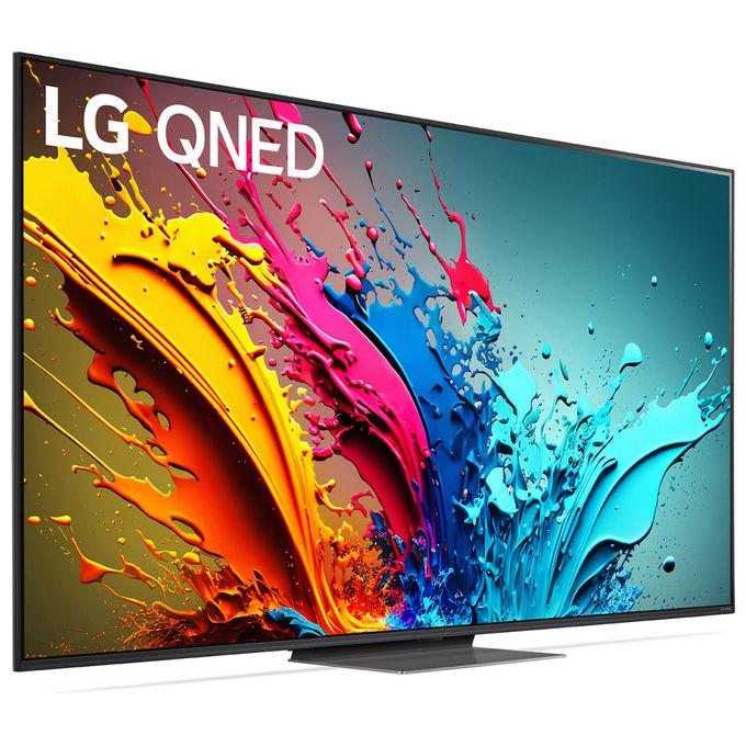LG, TV QNED 75'' 4K, Serie QNED87 75QNED87T6B, Smart TV 2024, 4 HDMI