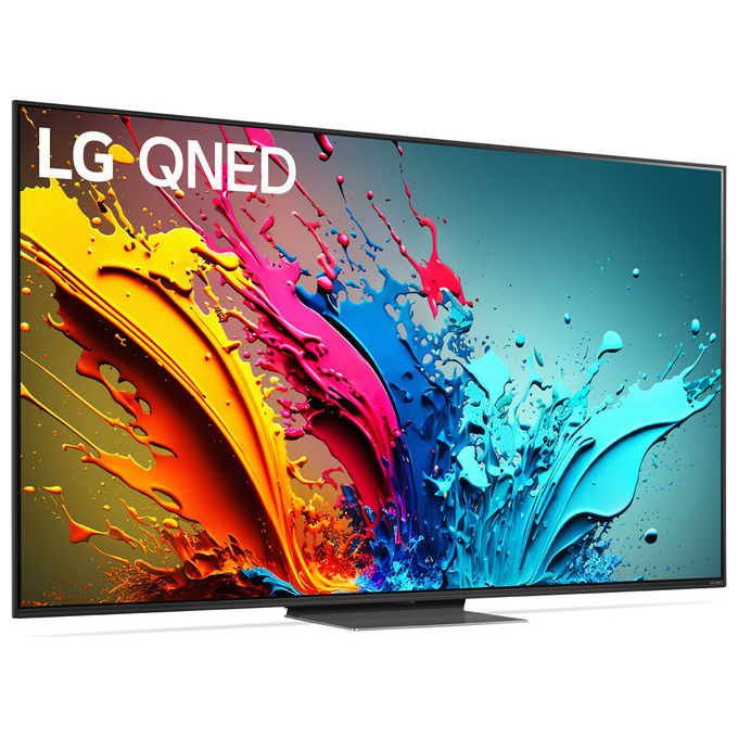 LG, TV QNED 75'' 4K, Serie QNED87 75QNED87T6B, Smart TV 2024, 4 HDMI