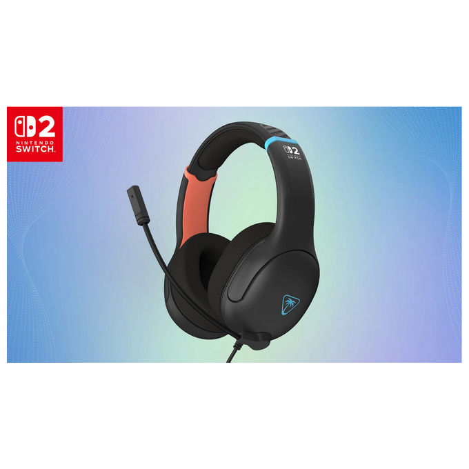 Turtle Beach, Cuffie Gaming Cablate Airlite Fit, Nero Carbone, Per Nintendo Switch