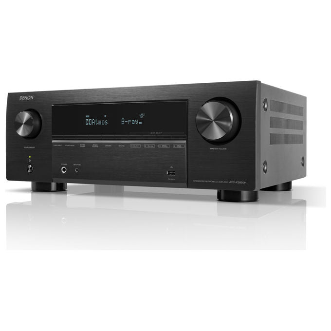 Denon, Amplificatore AV di Rete, 7.2 canali, 95W, AVC-X2850H, Nero