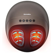 Homedics FMS-350HGY-EU Shiatsu Air Pro Massaggiatore Elettrico Piedi Compressione Aria Calore 3 Intensita' colore Grigio