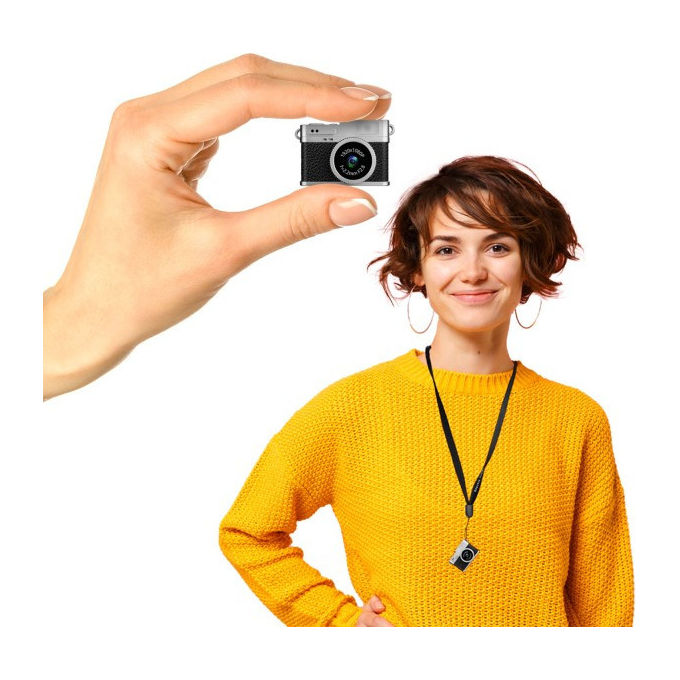 Easypix, MiniPro XS1, Fotocamera Digitale Compatta, 2MP, Nero-Argento, 8GB