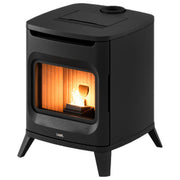 Cadel, Stufa a Pellet Ventilata Hublot 6 Up-Twin, 6 kW, Ghisa, Camera Stagna