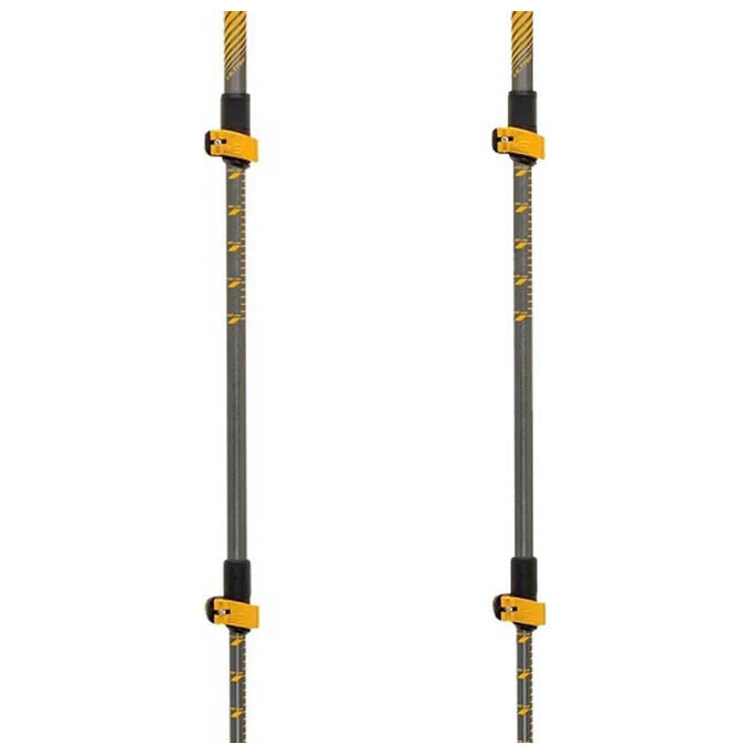 Ferrino Bastoncini Trekking Ultar Telescopici Alluminio 7075 Gialli Coppia