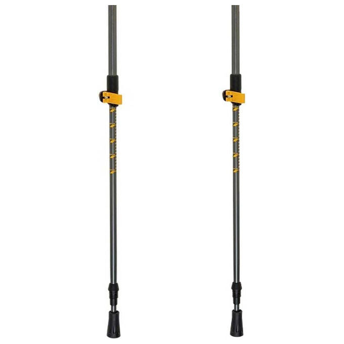Ferrino Bastoncini Trekking Ultar Telescopici Alluminio 7075 Gialli Coppia