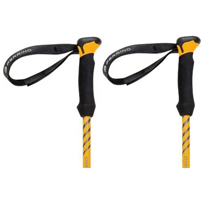 Ferrino Bastoncini Trekking Ultar Telescopici Alluminio 7075 Gialli Coppia