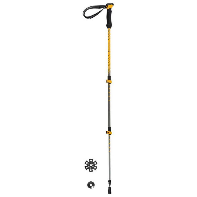 Ferrino Bastoncini Trekking Ultar Telescopici Alluminio 7075 Gialli Coppia