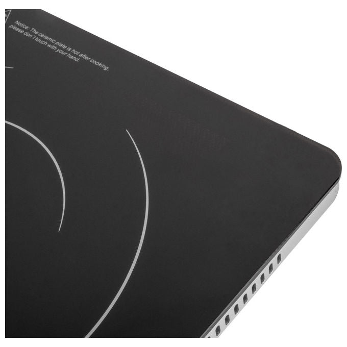 Brunner 3503 Hot Point Induction Piastra a induzione portatile Camping 2000W 9 livelli Touch Control colore Nero