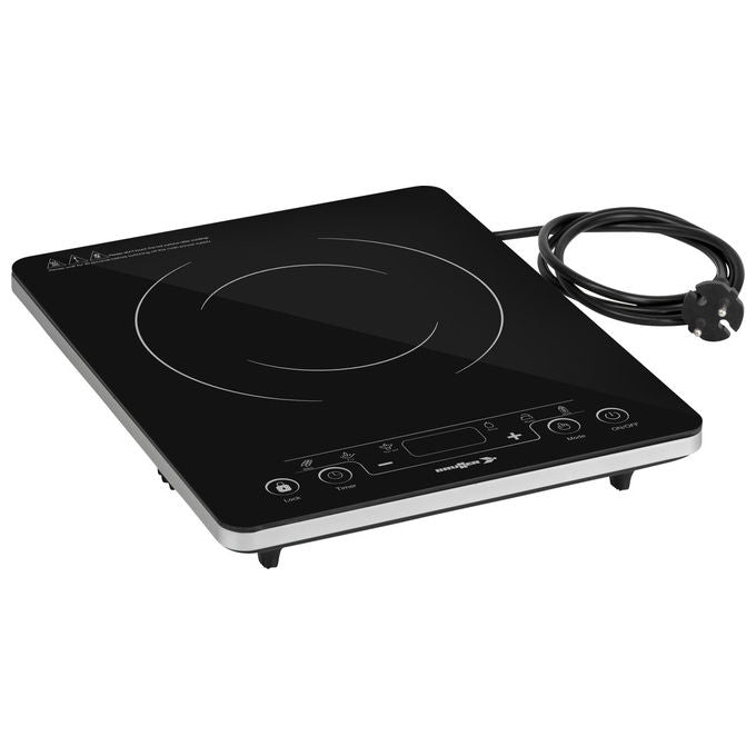 Brunner 3503 Hot Point Induction Piastra a induzione portatile Camping 2000W 9 livelli Touch Control colore Nero