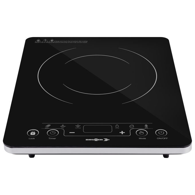 Brunner 3503 Hot Point Induction Piastra a induzione portatile Camping 2000W 9 livelli Touch Control colore Nero