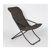 Metal F.A.R., Poltrona Pieghevole Canapone, Ferro, Polycotone, Taupe, Stile Moderno