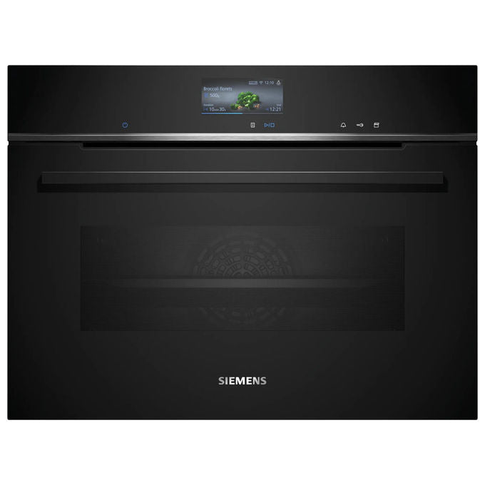 Siemens iQ700 CS736G1B1 Forno a Vapore Incasso 47 Litri Nero A+