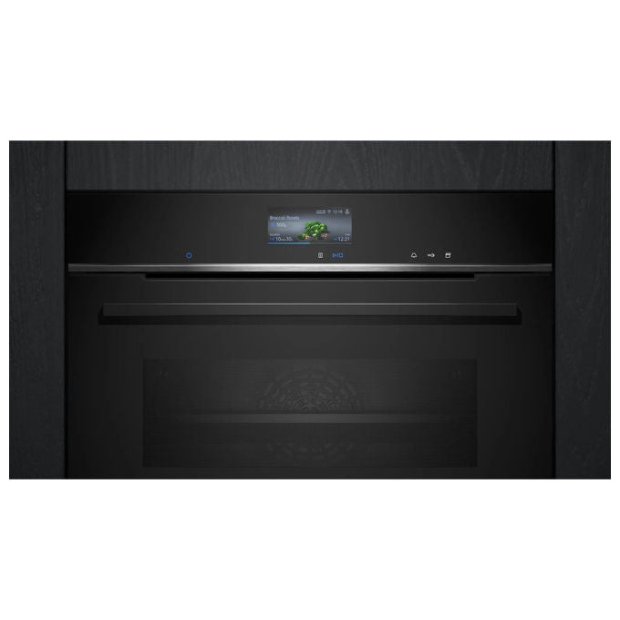 Siemens iQ700 CS736G1B1 Forno a Vapore Incasso 47 Litri Nero A+
