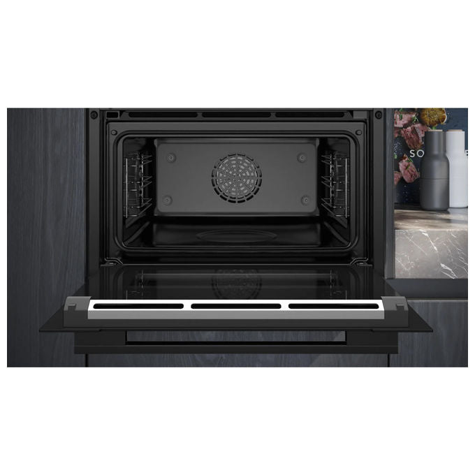 Siemens iQ700 CS736G1B1 Forno a Vapore Incasso 47 Litri Nero A+