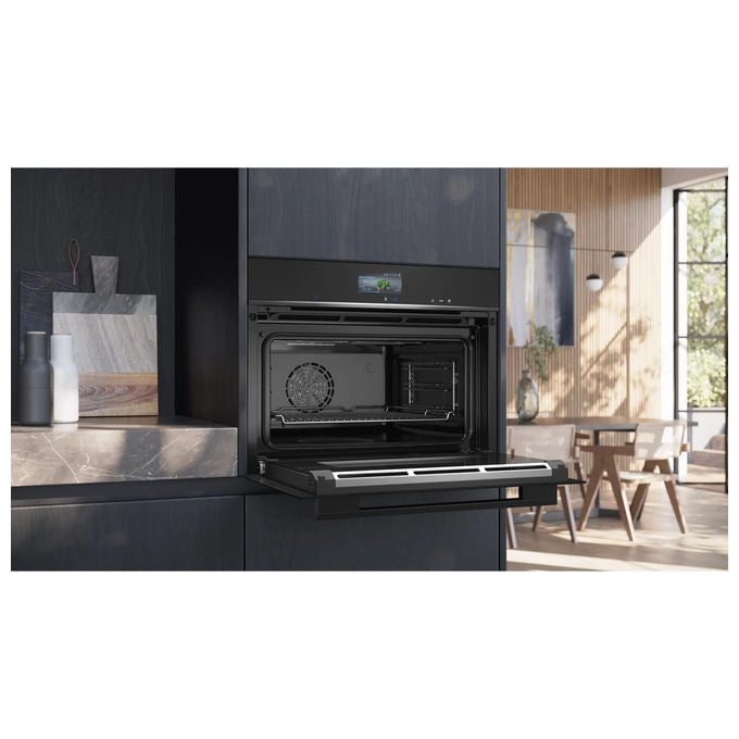 Siemens iQ700 CS736G1B1 Forno a Vapore Incasso 47 Litri Nero A+