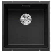 Blanco, Lavello Sottotop 53 x 46 cm, Nero, 1 Vasca, Silgranit Subline 500-U