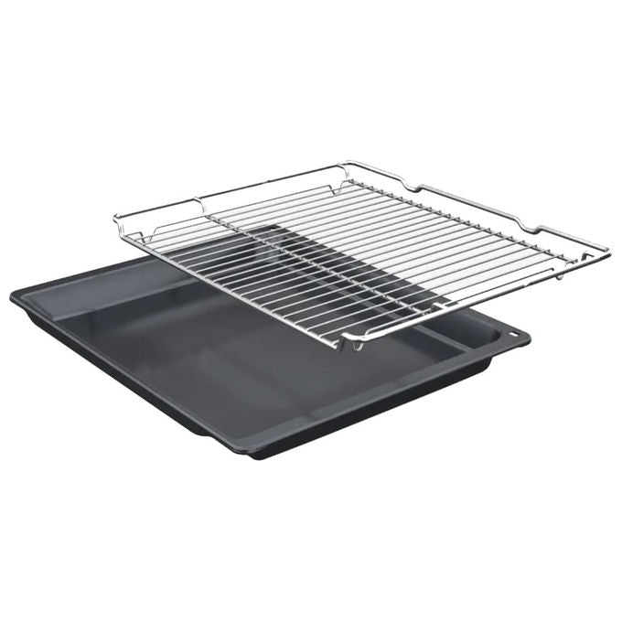 Bosch HBA514ES3 Serie 4 Forno da incasso Multifunzione 71 L Classe A+ Aria Calda 3D Grill 7 Programmi (59.5x59.4x54.8 cm) colore Nero Acciaio Inox