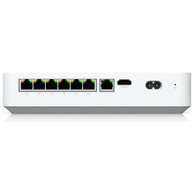 Ubiquiti UNVR-INSTANT Network Video Recorder NVR 6 Canali 4K PoE Switch 6 Porte UniFi Protect colore Bianco