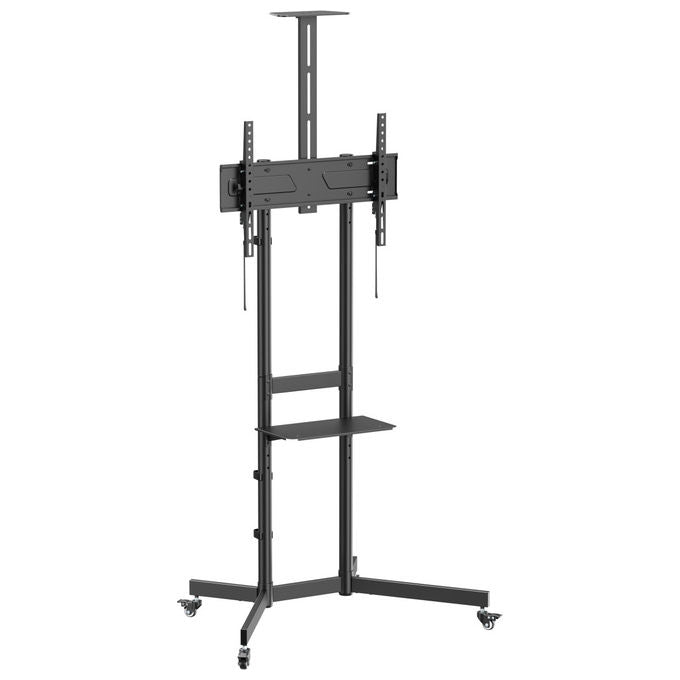 Equip, Carrello TV Mobile Economy, 37-70'', Inclinabile, Nero