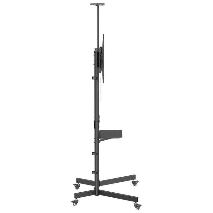 Equip, Carrello TV Mobile Economy, 37-70'', Inclinabile, Nero