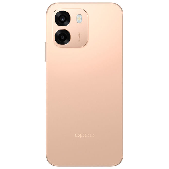 Oppo, Smartphone A6, 256GB, 6GB RAM, Display 6.75'' 120Hz, Doppia Fotocamera 50MP, Oro